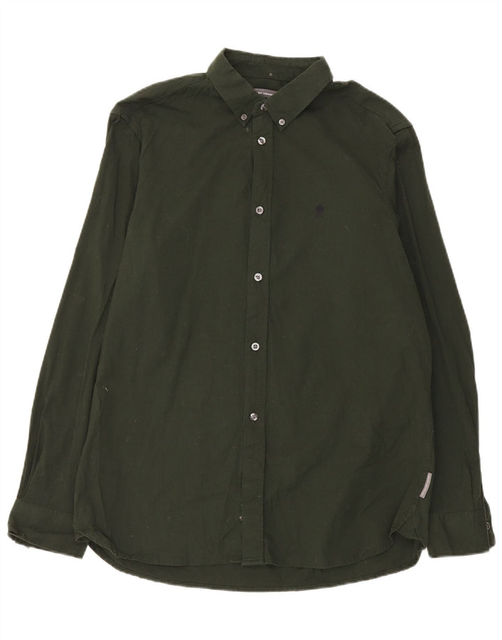 Camisa masculina French Connection XL algodão verde