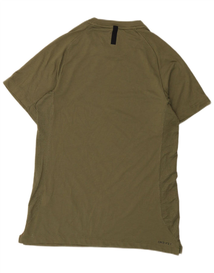 Nike Dri Fit T-Shirt Top srednji kaki poliester