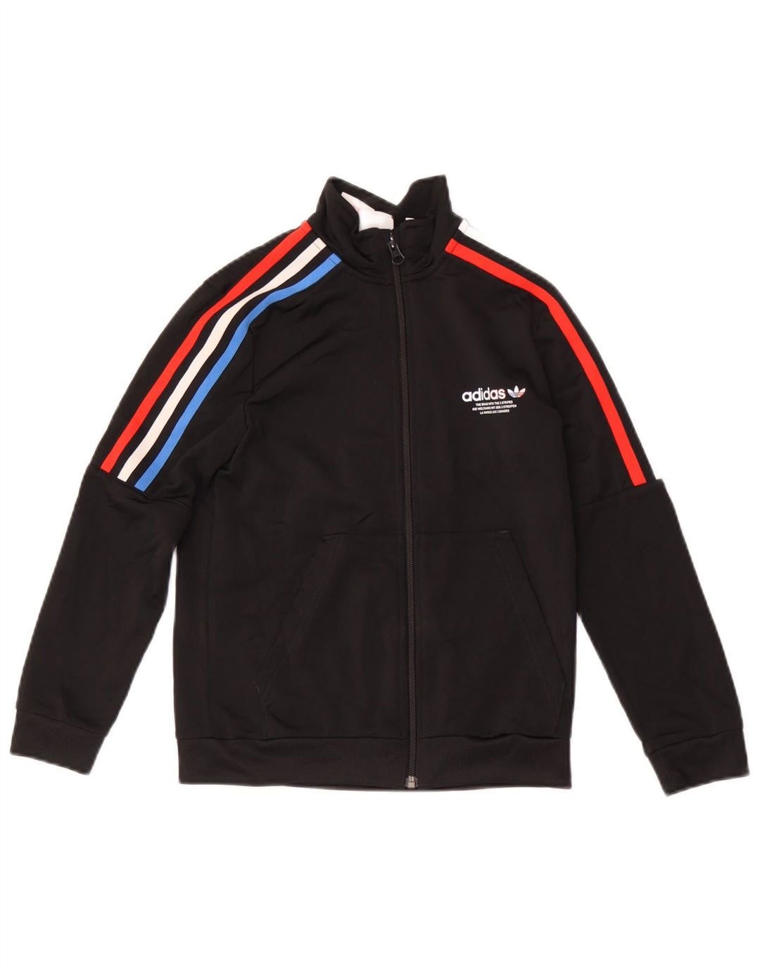 Adidas Træningsdragt Topjakke til drenge 9-10 år Sort Colourblock Polyester
