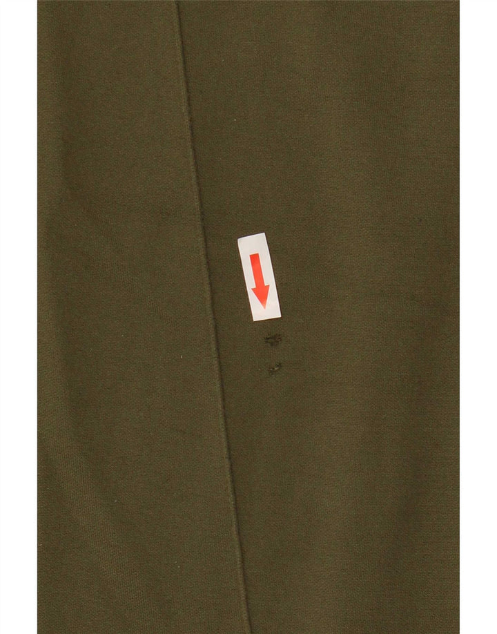Puma Mens Tracksuit Trousers Large Khaki Colourblock Polyester