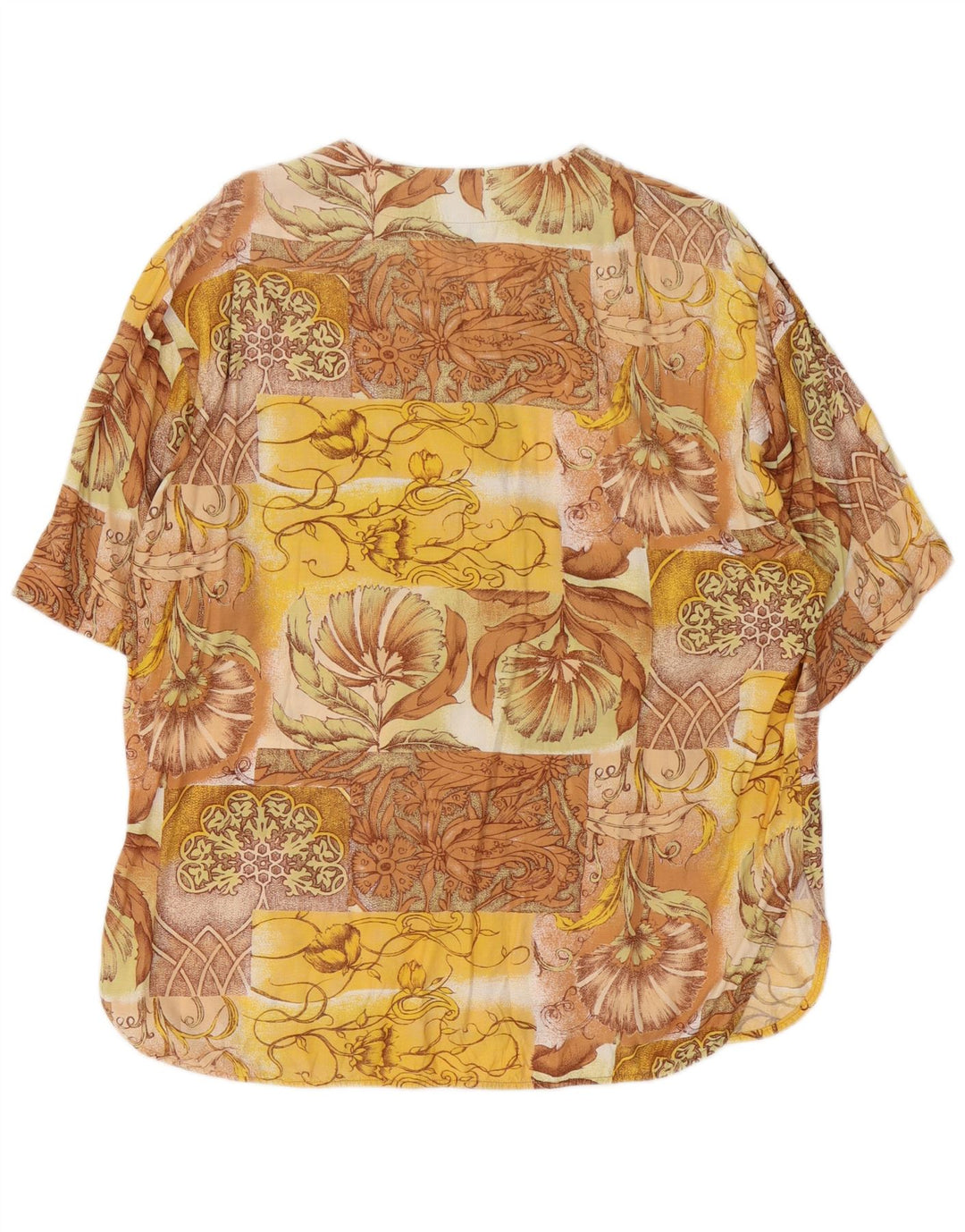 Lorena Womens Short Sleeve Shirt Blouse IT 48 XL Multicoloured Floral