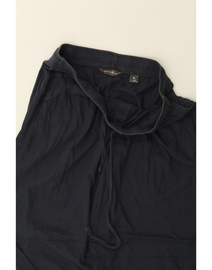 EDDIE BAUER Mens Tracksuit Trousers Medium Navy Blue Cotton Vintage Eddie Bauer and Second-Hand Eddie Bauer from Messina Hembry 