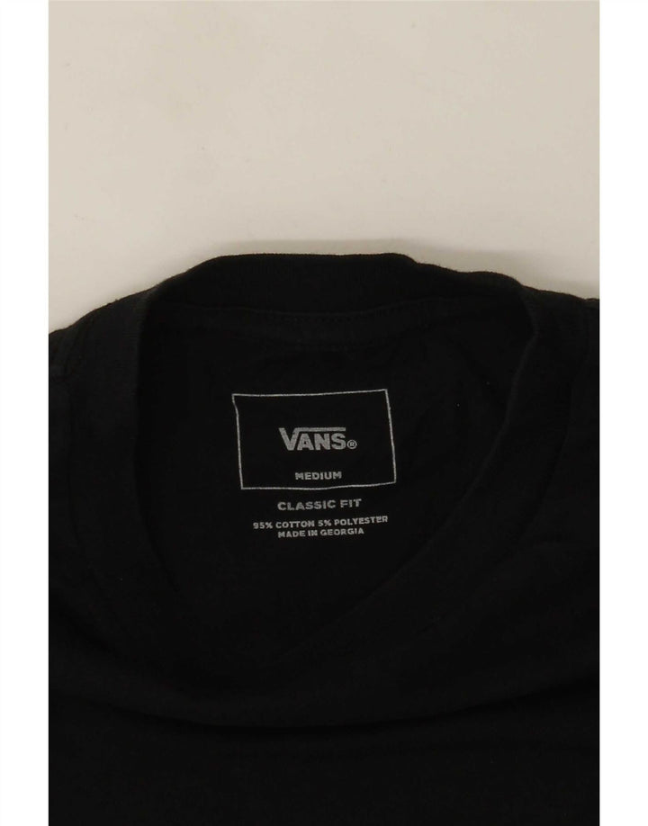 Vans Mens Classic Fit T-Shirt Top Medium Grey Colourblock Cotton