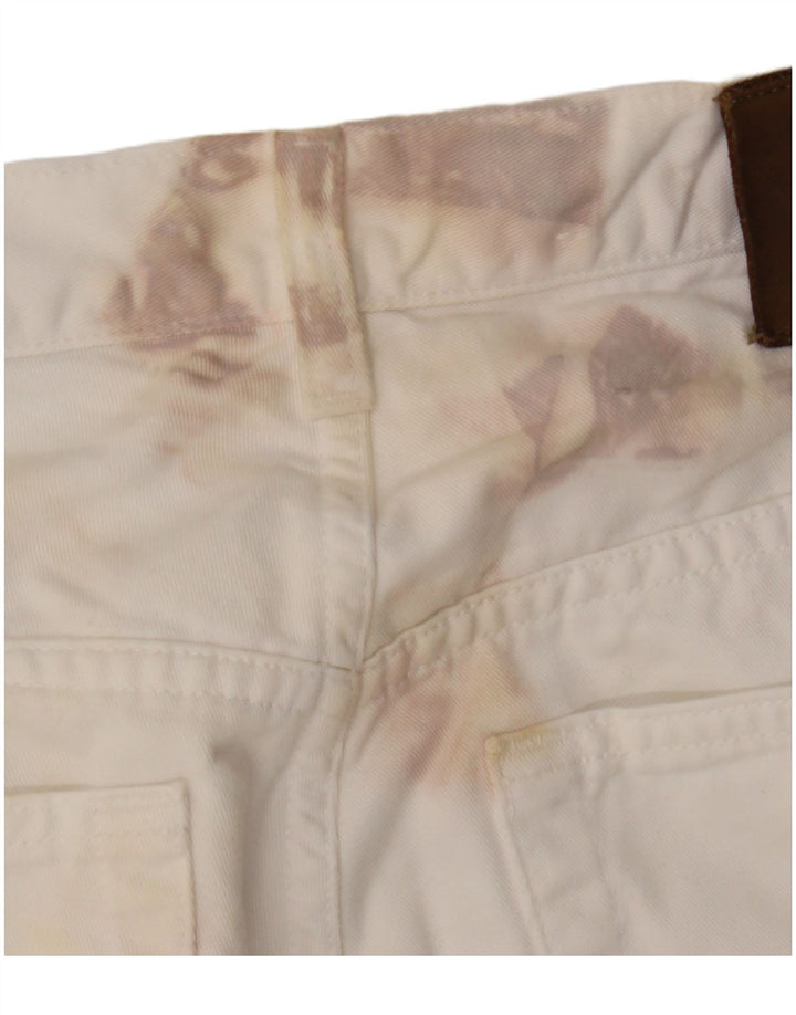 Calça jeans masculina CALVIN KLEIN W33 L30 algodão branco