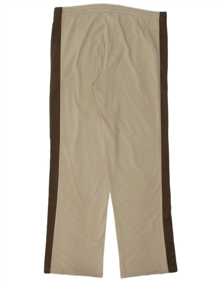 PUMA Mens Tracksuit Trousers Medium  Beige Colourblock