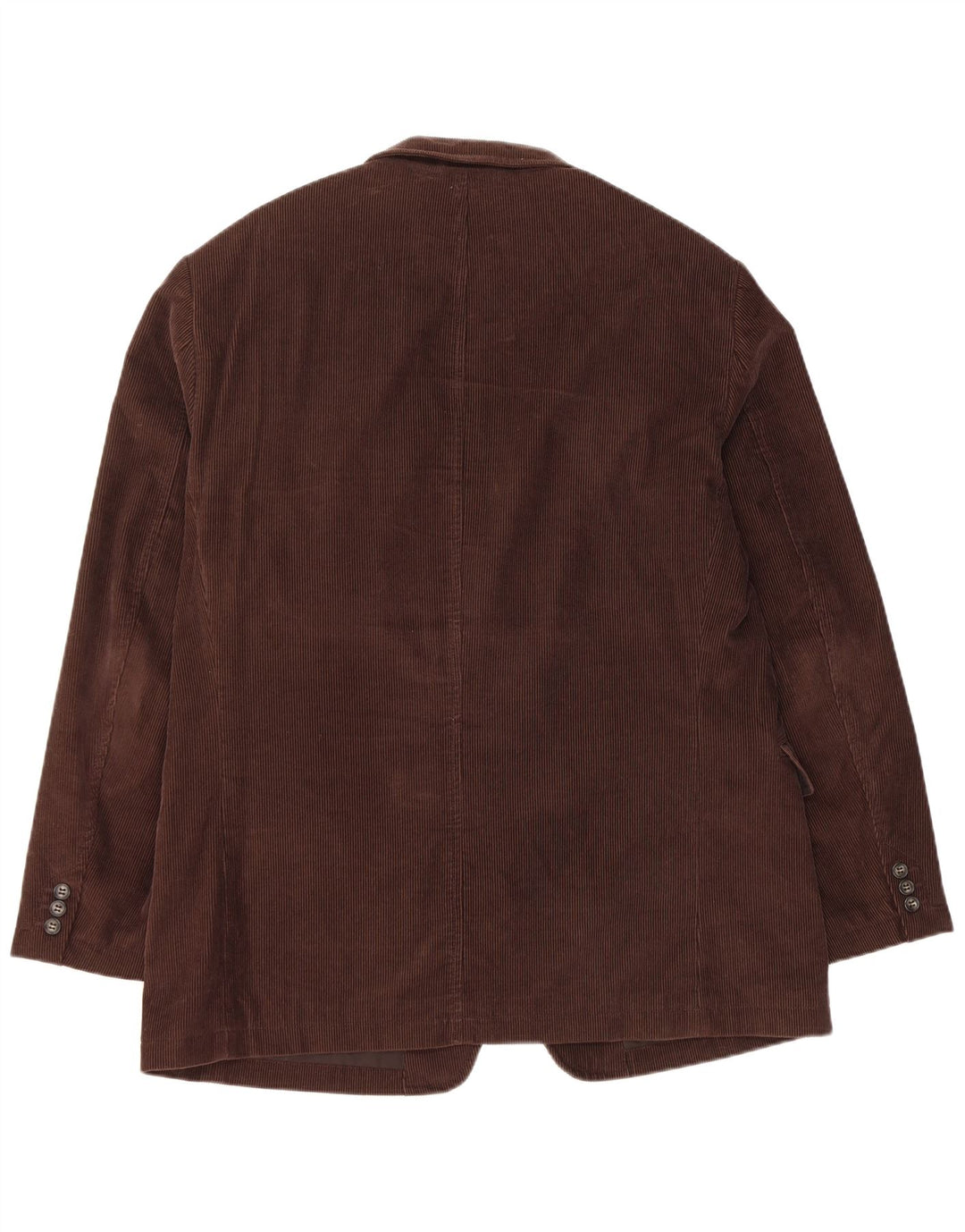 Marks & Spencer Mens 2 Button Corduroy Blazer Jacket UK 40 Large Brown