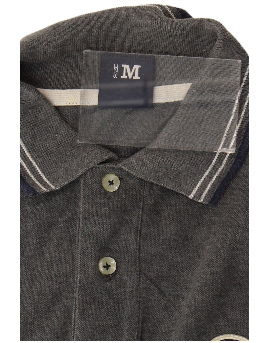 North Sails Mens Polo Shirt Medium Grey Cotton