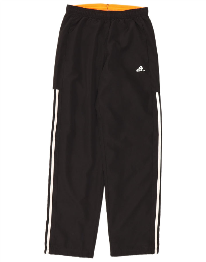 Pantaloni da tuta Adidas Climalite da uomo piccoli in poliestere nero
