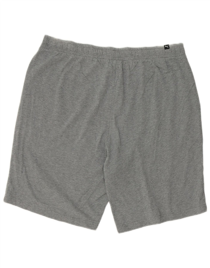 PUMA Mens Graphic Sport Shorts 2XL  Grey Cotton