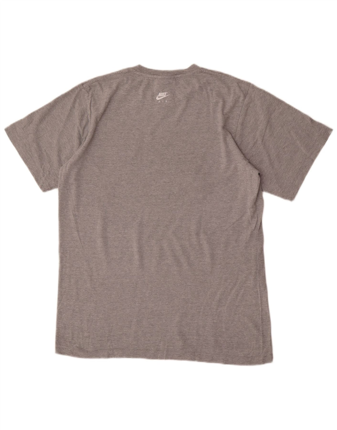 Nike Mens Graphic T-Shirt Top UK 39/41 Medium Grey Cotton