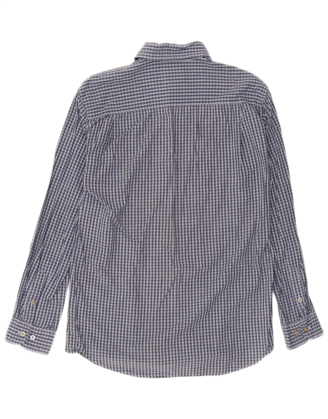 Calvin Klein Mens Shirt Medium Blue Check Cotton