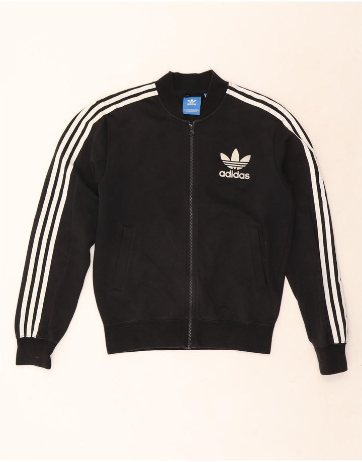 Adidas Træningsdragt til mænd, topjakke, lille sort bomuld