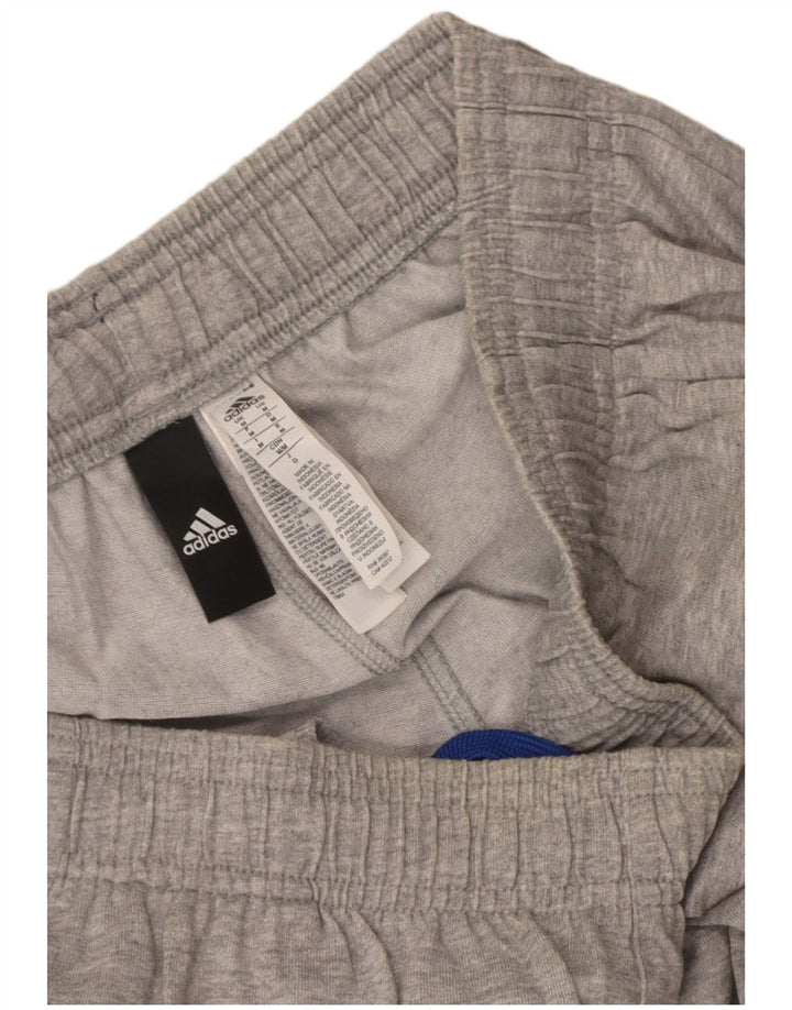 Adidas Mens Tracksuit Trousers Joggers Medium  Grey Cotton