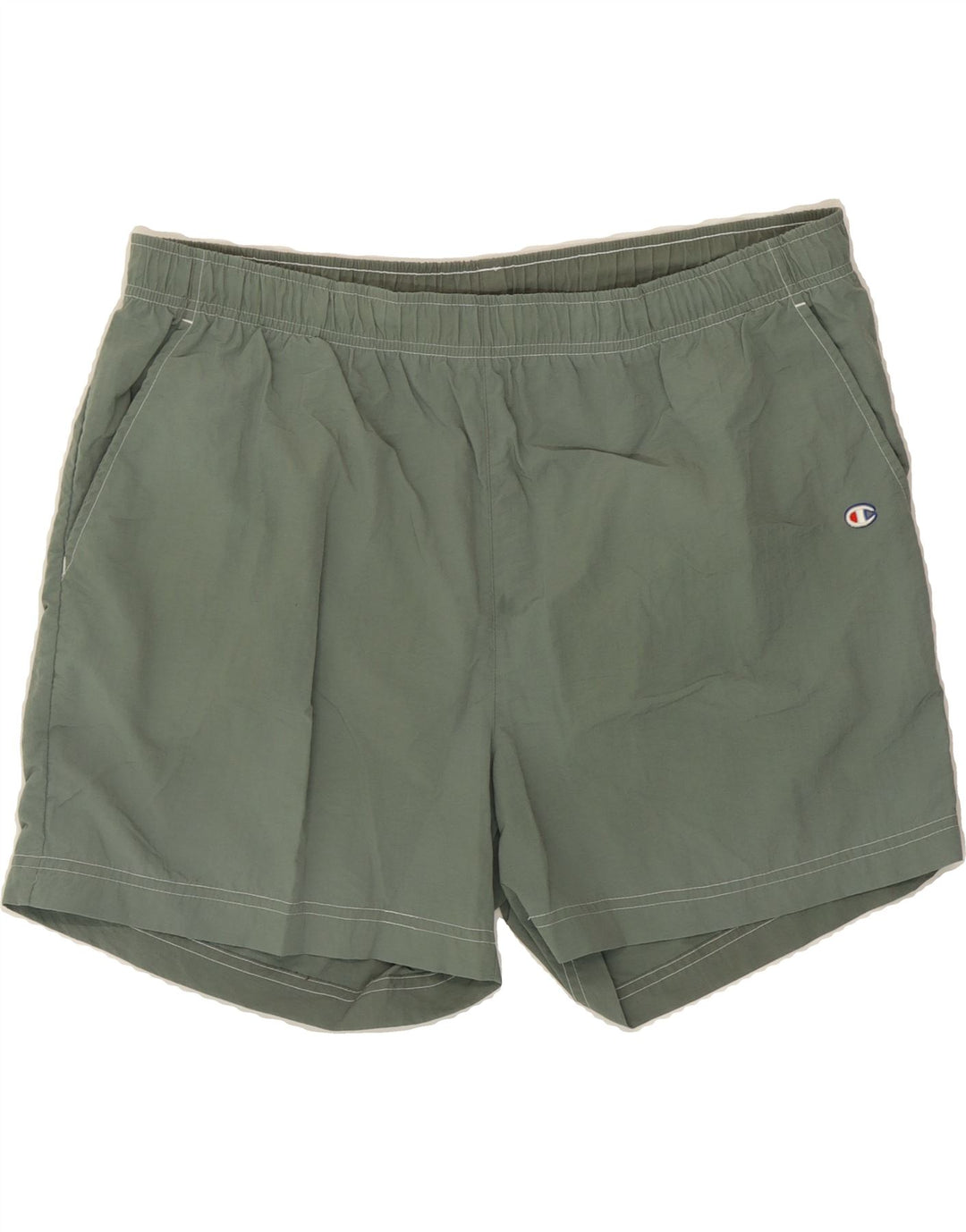 CHAMPION Mens Sport Shorts XL  Green Polyamide Vintage Champion and Second-Hand Champion from Messina Hembry 