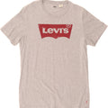 LEVI'S Mens Graphic T-Shirt Top Small Grey Cotton Vintage Levi's and Second-Hand Levi's from Messina Hembry 