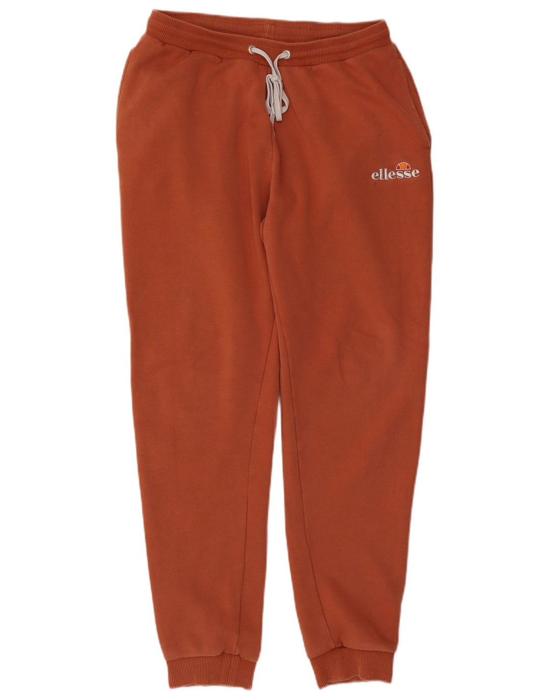 Ellesse Mens Tracksuit Trousers Joggers Large  Orange Cotton