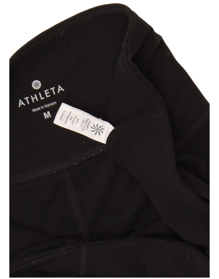 Legginsy damskie ATHLETA UK 12, średni czarny nylon