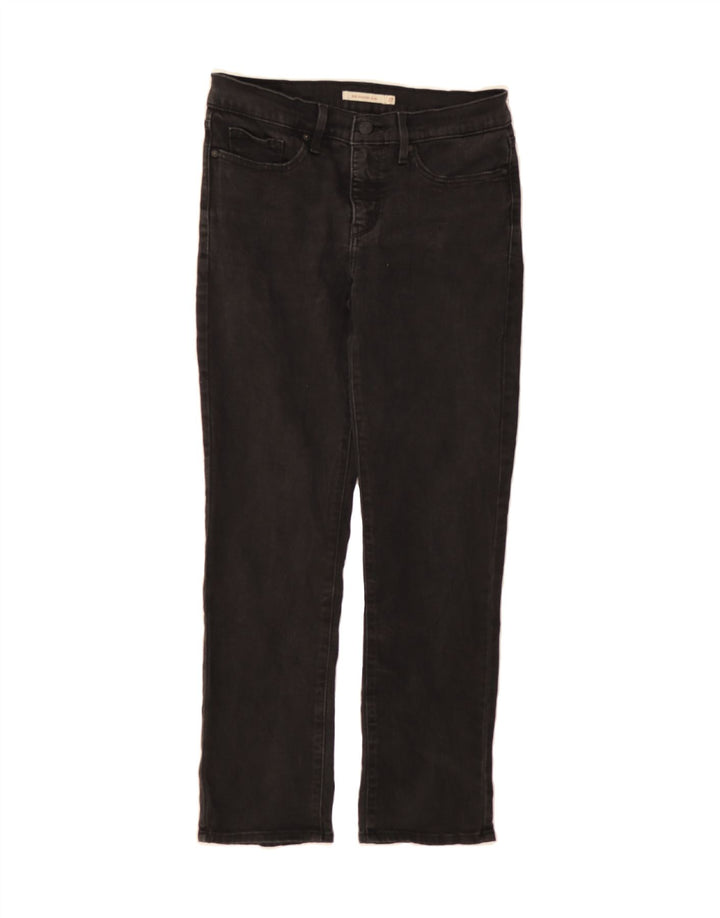 LEVI'S Womens 312 Slim Jeans W27 L28 Black Cotton Vintage Levi's and Second-Hand Levi's from Messina Hembry 