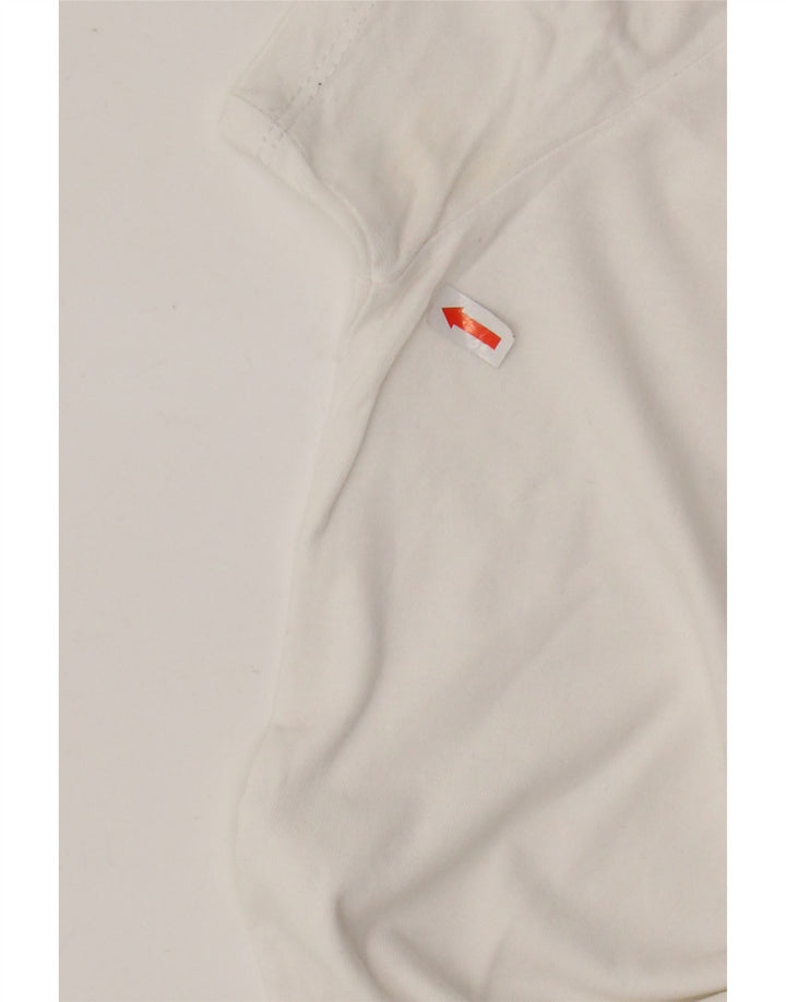LEVI'S Womens T-Shirt Top UK 14 Medium White