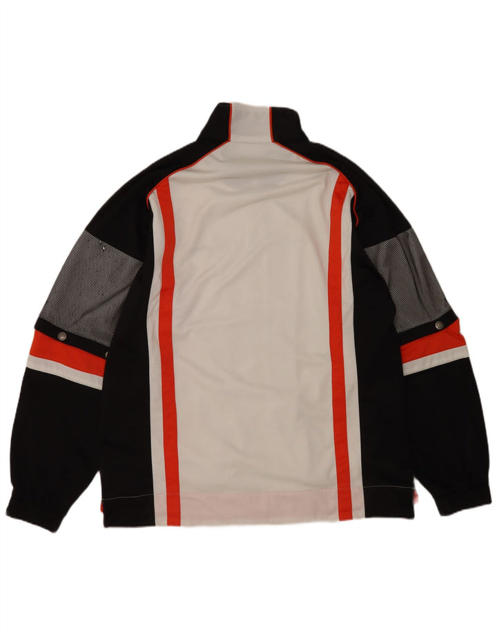 Sergio Tacchini Veste de survêtement pour homme 2XL Blanc Colorblock Polyester