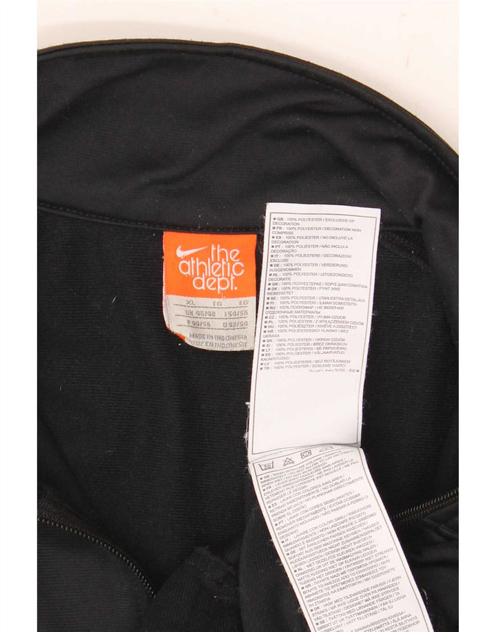 Nike Mens Tracksuit Top Jacket UK 46/48 XL Black Colourblock Polyester
