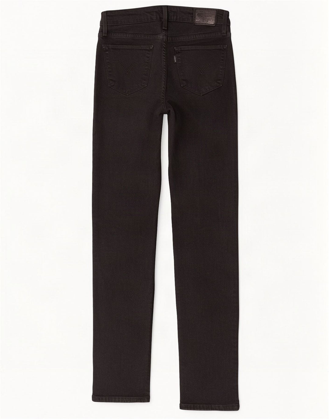 Levi's Mujer 712 Slim Jeans W25 L32 Algodón Negro