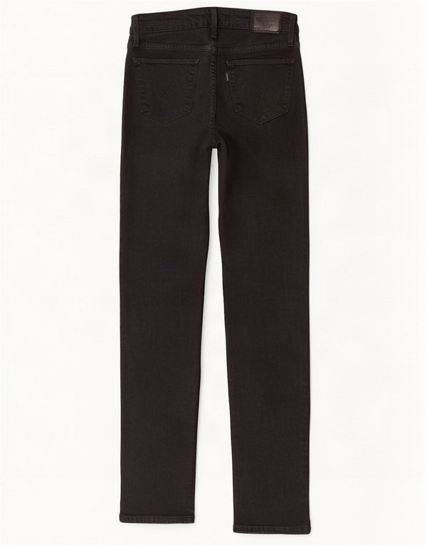 Levi's Womens 712 Slim Jeans W25 L32 Μαύρο βαμβακερό