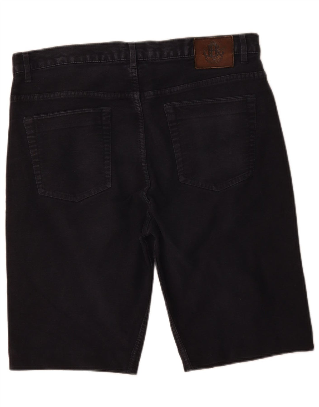 Marks & Spencer Mens Blue Harbour Chino Shorts W34 Large Navy Cotton