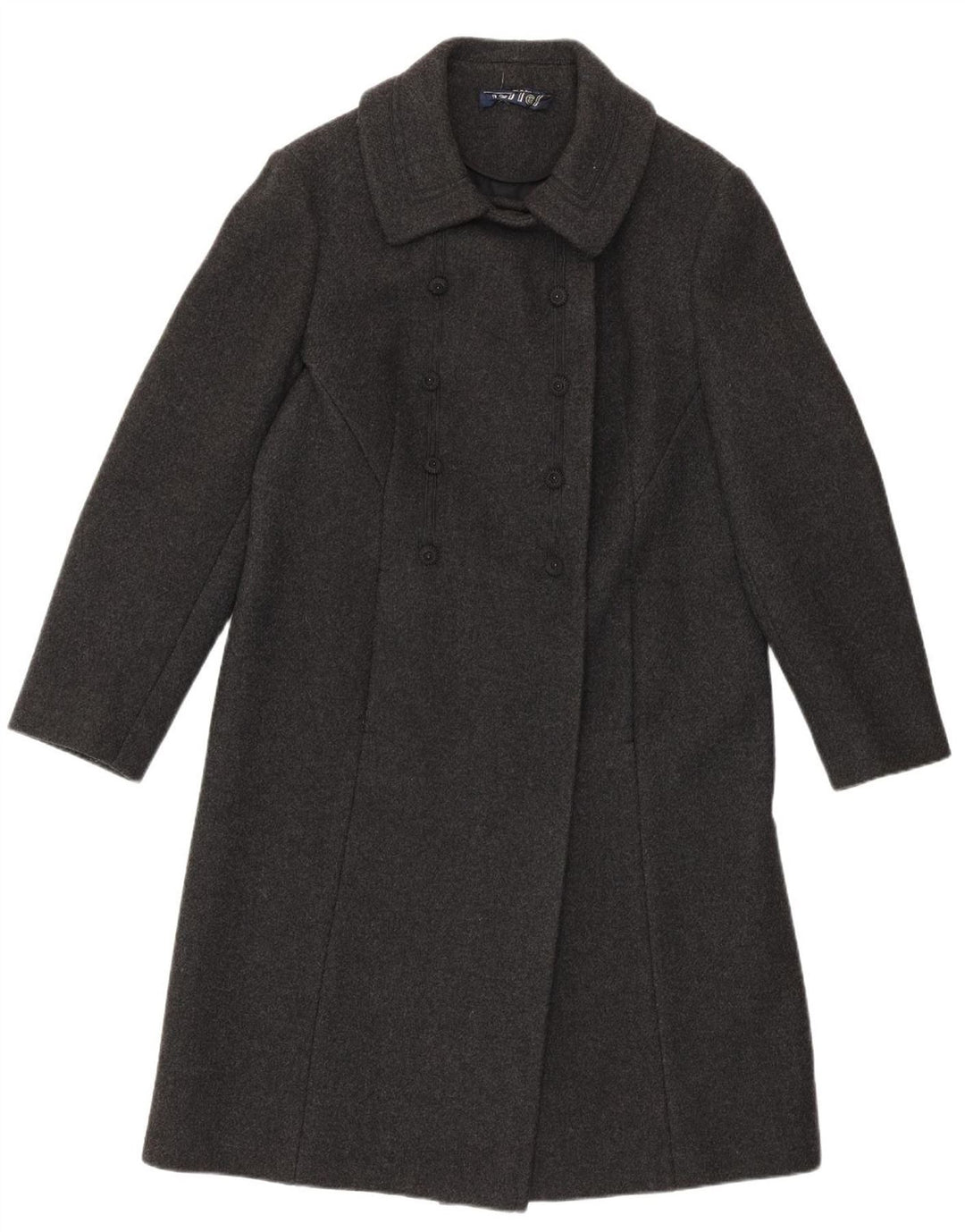 Vintage Γυναικείο Παλτό IT 46 Large Grey Lambswool