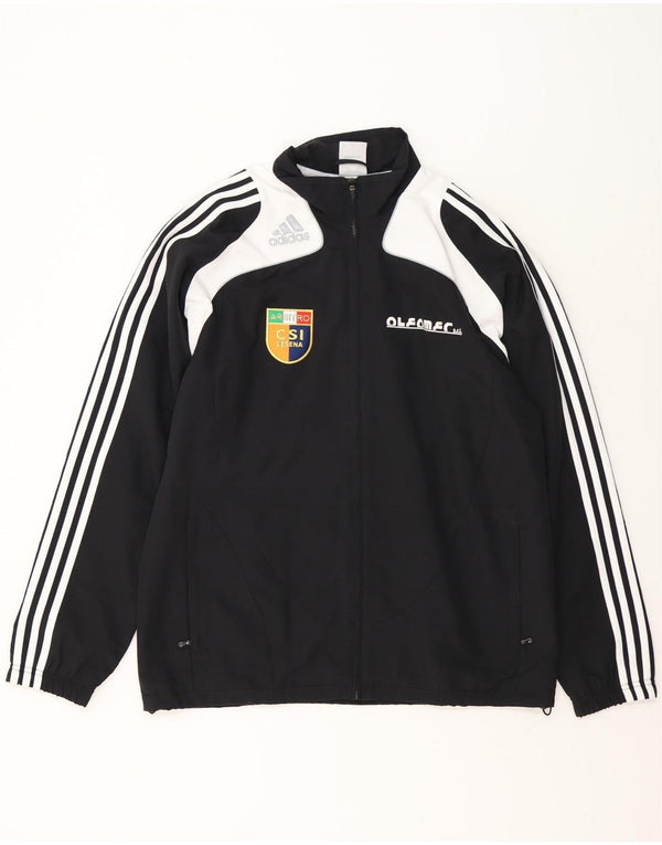 Adidas Mens Graphic Tracksuit Top Jacket UK 42/44 Grande Preto Colorblock