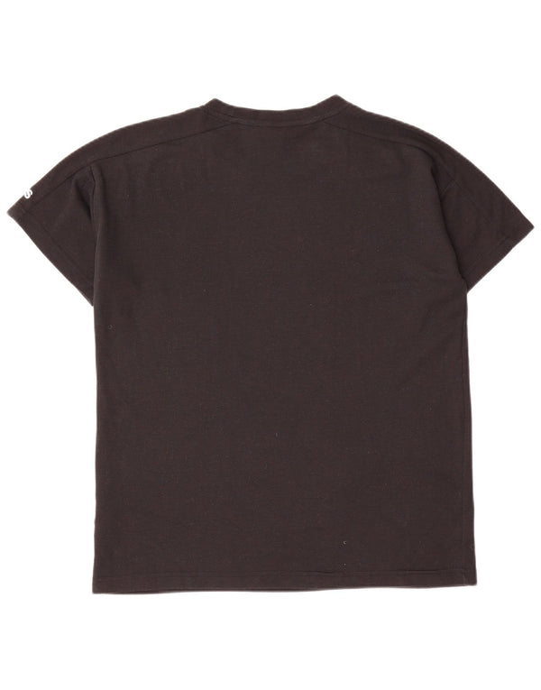 Adidas Mens T-Shirt Top Medium Black Polyester