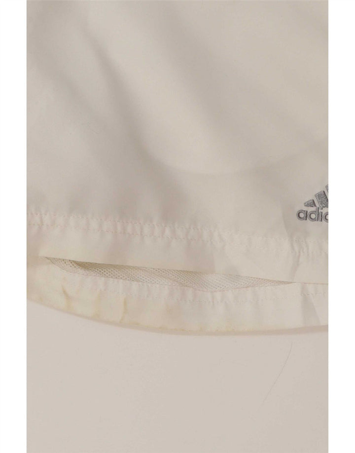 Adidas Mens Clima 365 Sport Shorts Small White Polyester