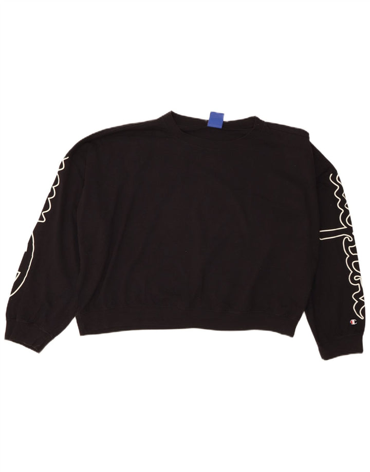 Felpa con grafica oversize da donna Champion UK 14 Medium Nero