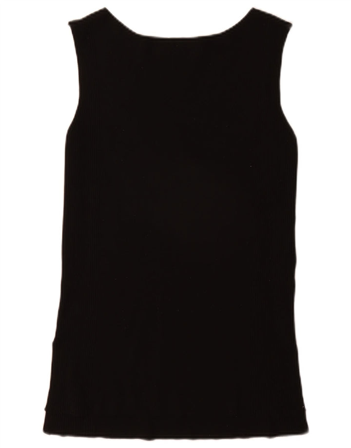Zara Womens Vest Top UK 10 Small Black
