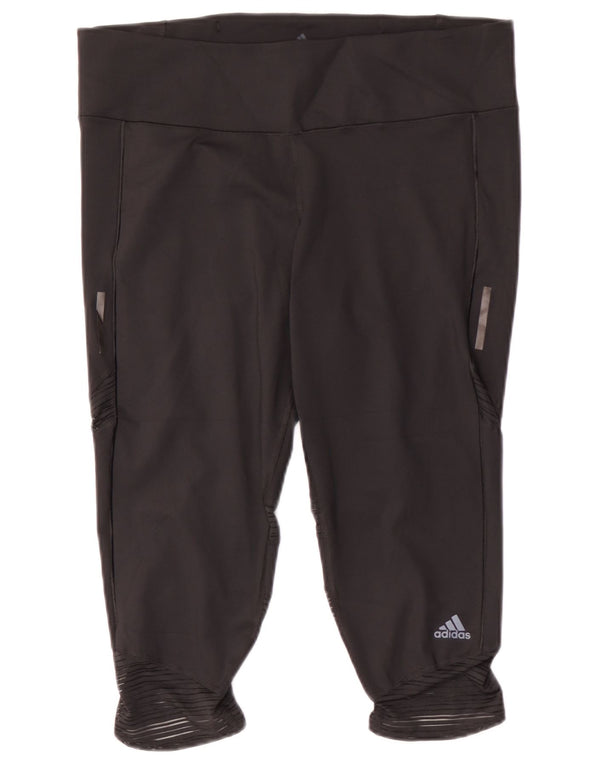 Adidas Womens Aeroready Capri Leggings UK 16/18 Large  Black