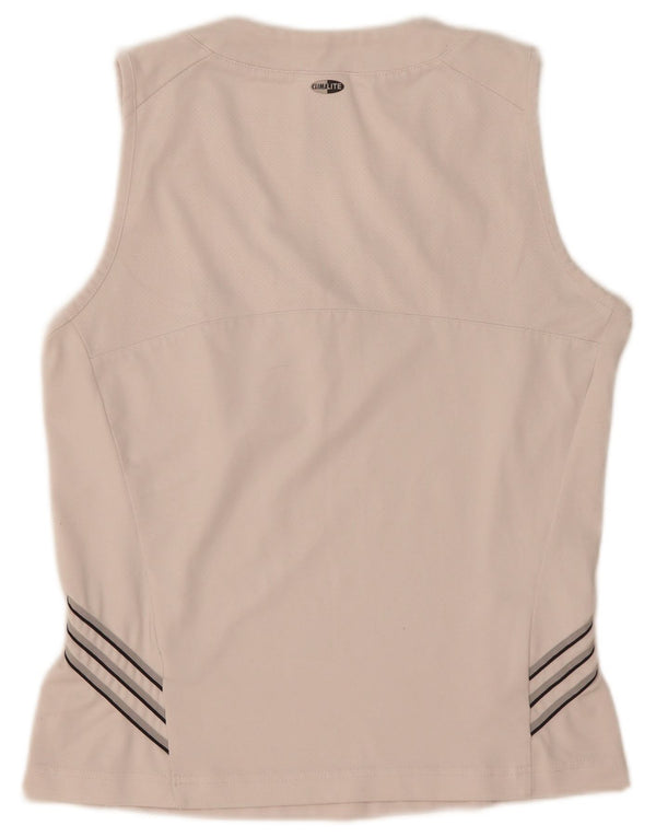Adidas Dame Climalite Vest Top UK 18 XL Hvid