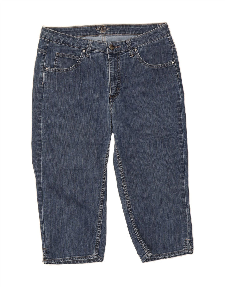 LEE Womens Riders Bermuda Denim Shorts W34 Large Blue Vintage Lee and Second-Hand Lee from Messina Hembry 
