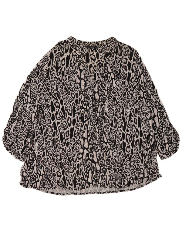 Blusa feminina Marks & Spencer UK 20 2XL estampa animal multicolorida
