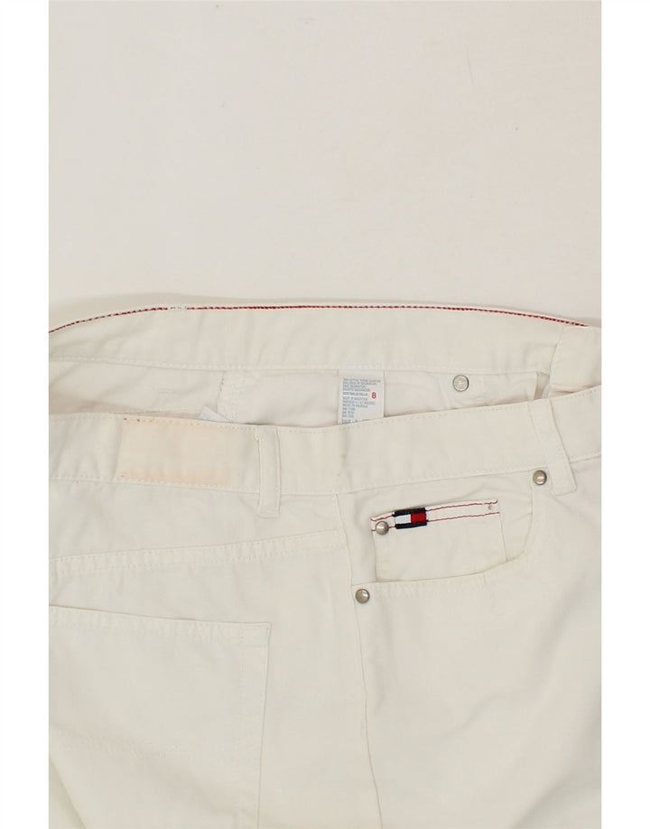 TOMMY HILFIGER Womens Straight Cropped Jeans US 8 Medium W32 L24  White Vintage Tommy Hilfiger and Second-Hand Tommy Hilfiger from Messina Hembry 