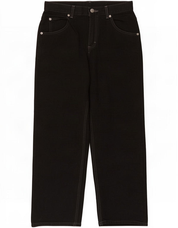 Lee Girls Husky Loose Jeans 11-12 år W28 L27 Sort Bomuld