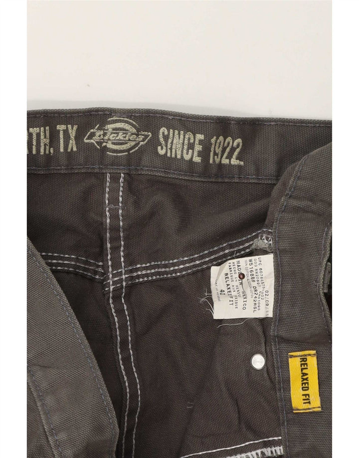 Dickies Mens Relaxed Fit Cargo Shorts W42 2XL Grey Cotton
