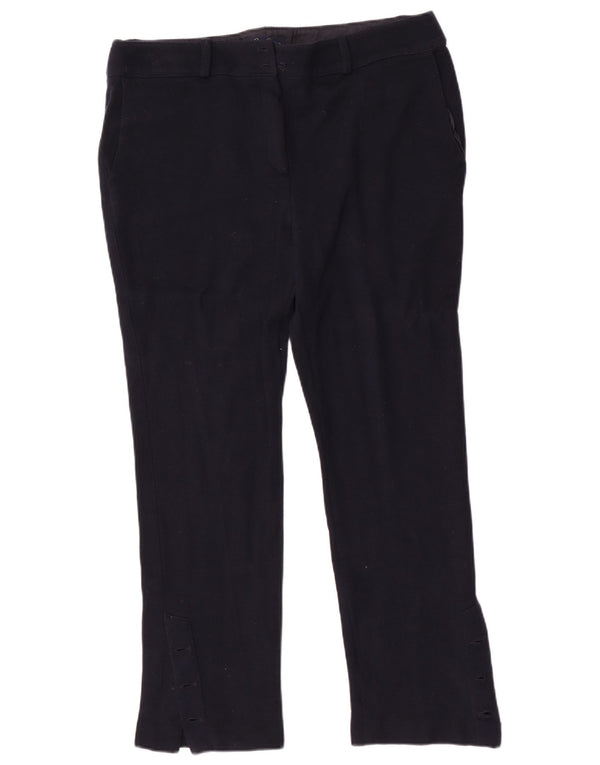 Luisa Spagnoli γυναικείο ίσιο casual παντελόνι IT 50 XL W34 L27 Navy Blue