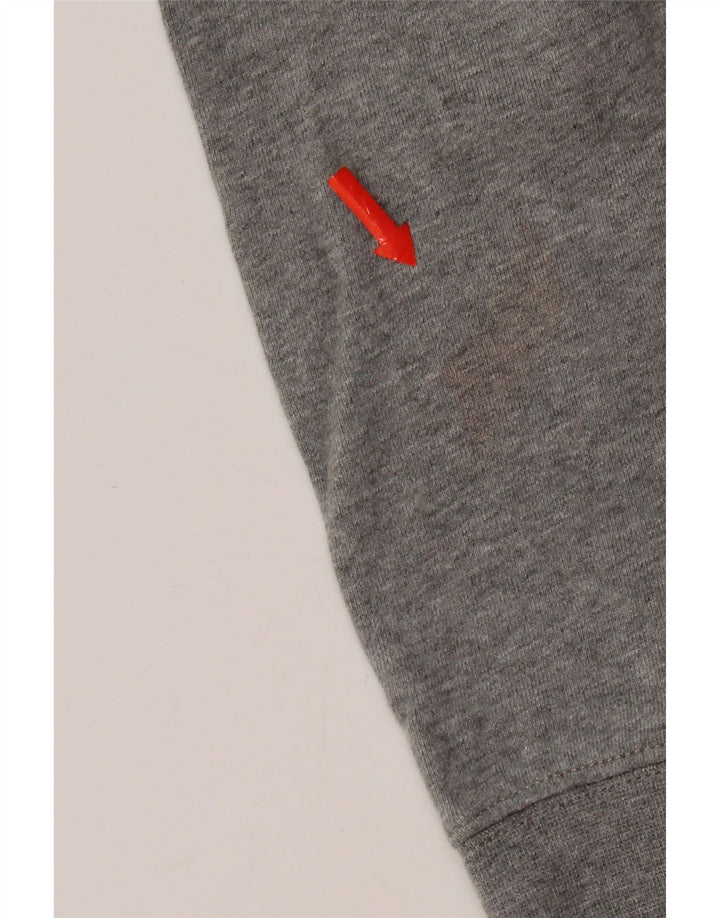 Felpa da uomo Marks & Spencer maglione grande cotone grigio