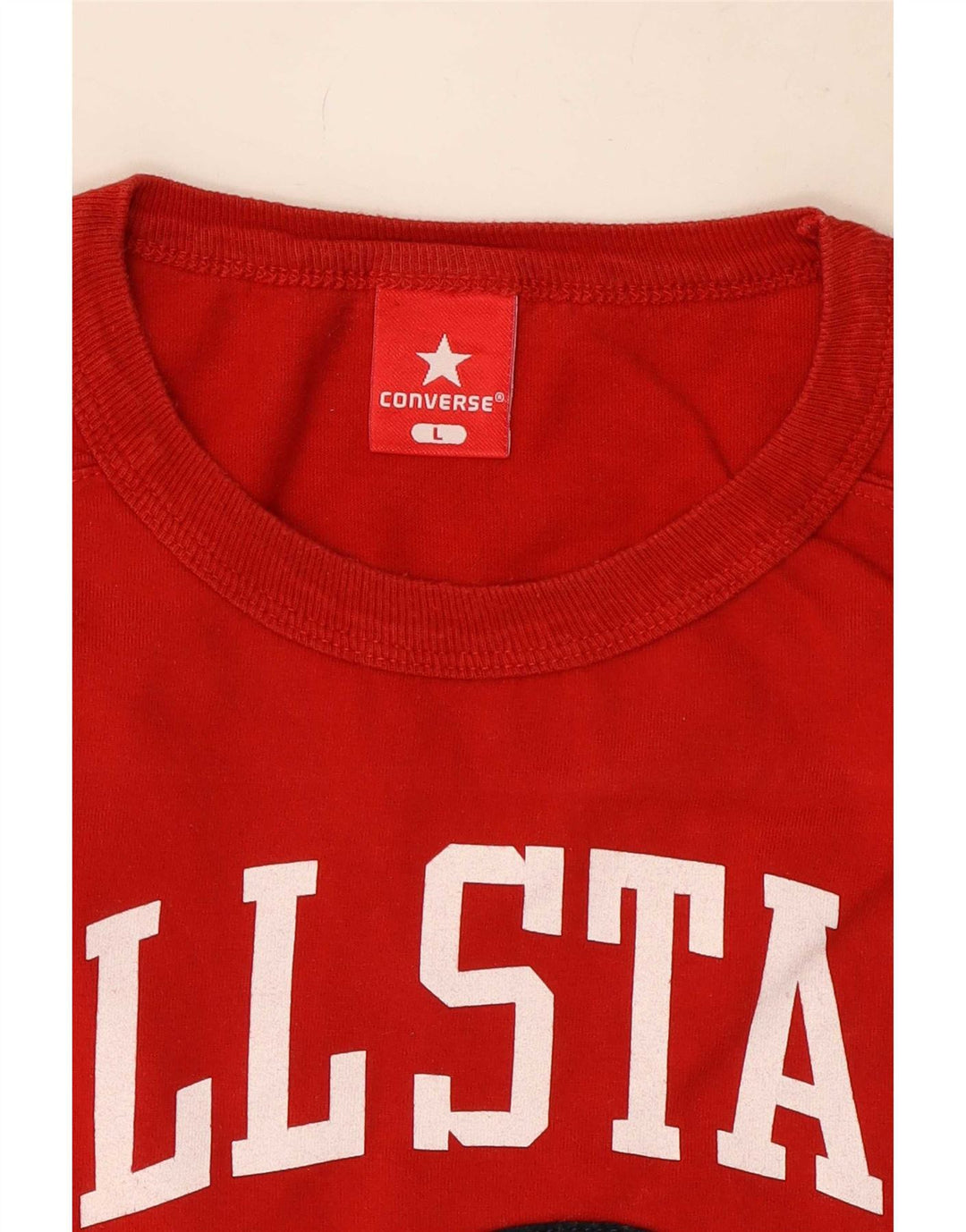 Converse Hombres Gráfico Chaleco Top Grande Algodón Rojo