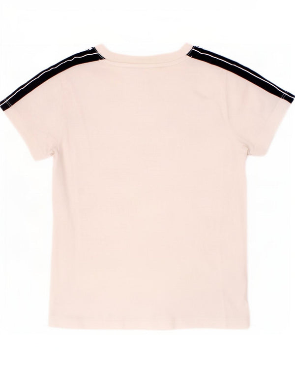 Champion Boys Graphic T-Shirt Top 7-8 Years Small White Colourblock Cotton