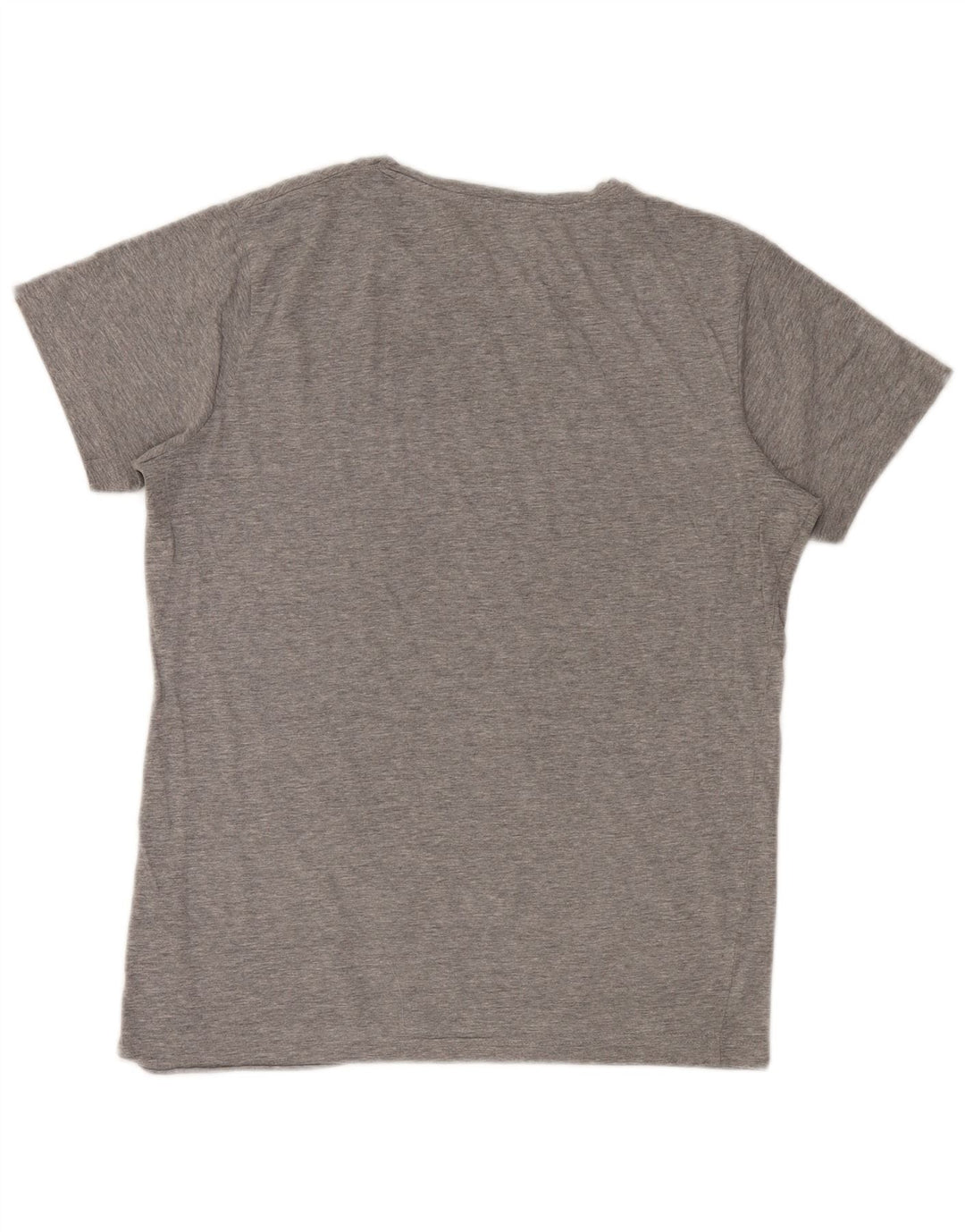 Jack & Jones Mens Graphic T-Shirt Top Medium Grey Flecked Cotton