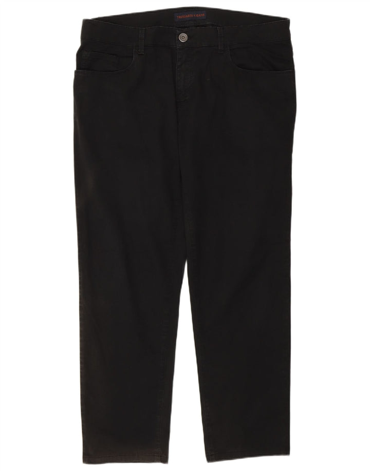 Trussardi Mens Straight Jeans IT 51 Large W37 L28 Black
