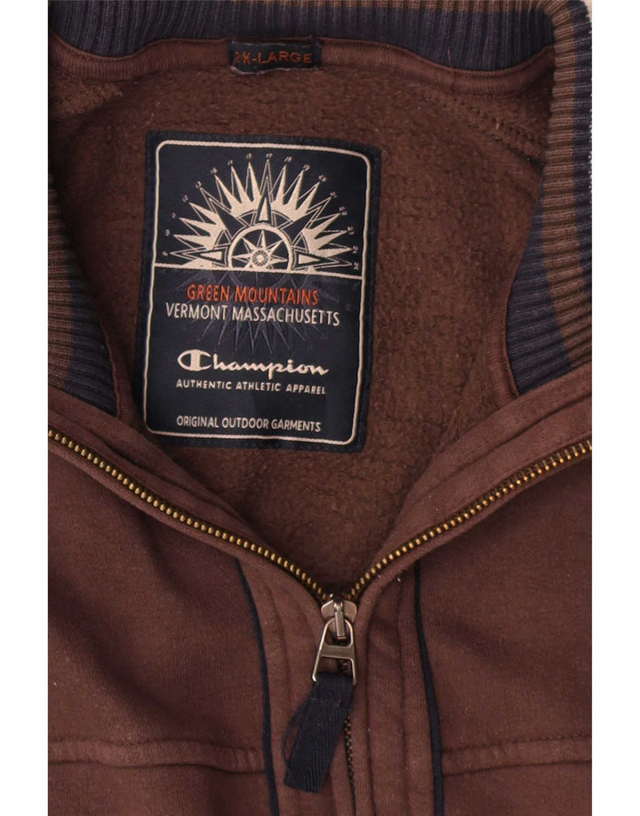 Champion Herre træningsdragt topjakke 2XL brun bomuld