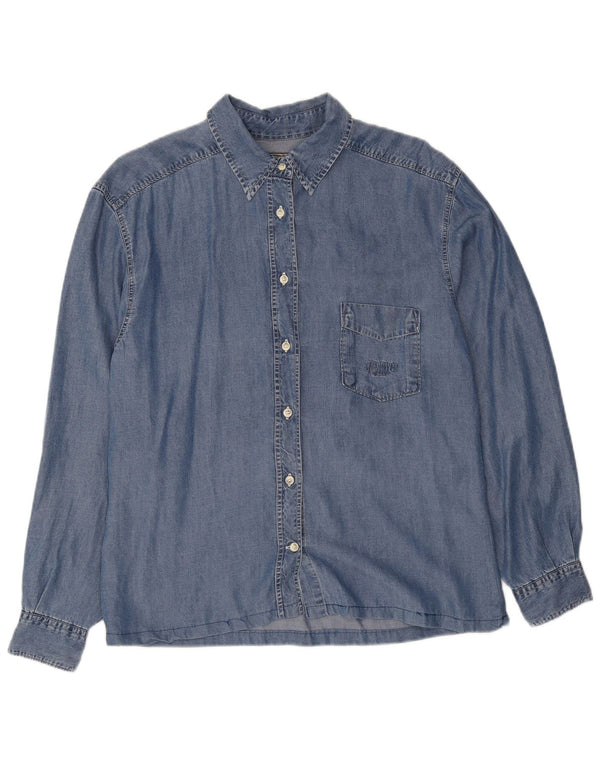 Joop Damen Jeanshemd UK 14 Mittelblau