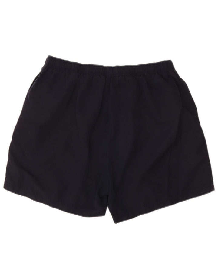REEBOK Mens Swimming Shorts Large  Navy Blue Polyester